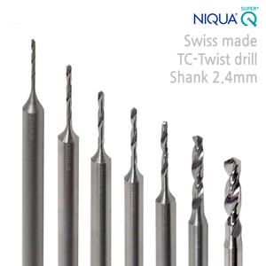 스위스 트위스트드릴/선택/가스노즐드릴 0.5mm 0.6mm 0.7mm 0.8mm 1.0mm 1.5mm 2.0mm