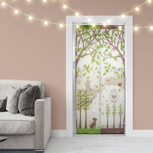 롤 방풍비닐 방충망겸용/단열 문풍지 현관문 베란다 방한 바람막이 두꺼운 비닐커튼 커텐 외풍차단 방풍막