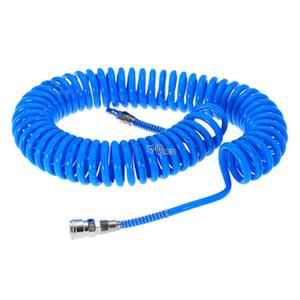 남강 코일호스/청색 우레탄 에어호스 꼬부리 PU