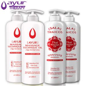 [아유라피] 아로마 마사지오일 (타이외 2종) 타이마사지 얼굴+바디오일 1000ml
