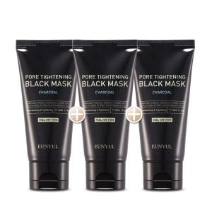 [본사정품]은율 포어 타이트닝 블랙마스크 저자극 필오프팩 50ml 3개입/각질제거/모공케어/블랙헤드 제거