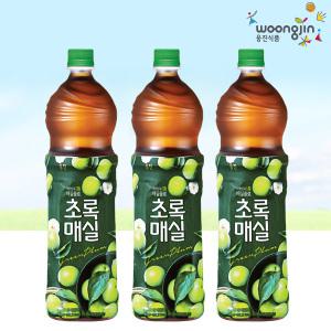 웅진 초록매실  1.5L 12개 페트음료