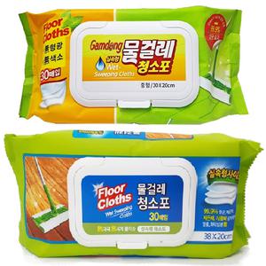 물걸레 청소포 캡형 소형 중형 대형 30매 80매 실속형 청소 손걸레 감동 청소용 물티슈 학교 가정 업소