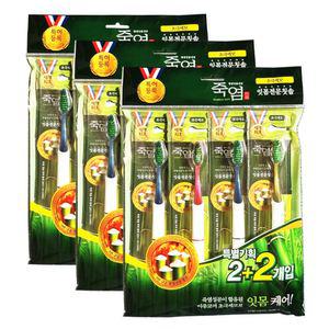 엘지 죽염 칫솔 잇몸 전문 초극세모 4입 x 3개