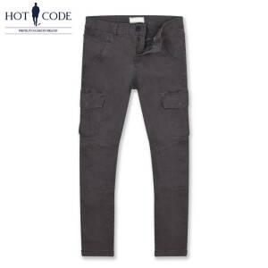 남자 청바지 지퍼 카고 워싱진 스판 일자 행사 HC056-2