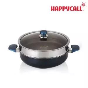 [본사직영] HC해피콜 클래식 다이아몬드파티웍30(블루)/찜기30