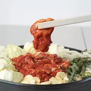 춘천 달수 한입 양념닭갈비 1kg, 1팩 (3-4인분)