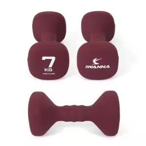 7kg (2개입 1세트) 네오프렌 사각아령 IW