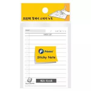 플래너스티키노트 체크리스트 PL74C 74.5x102mm45매)
