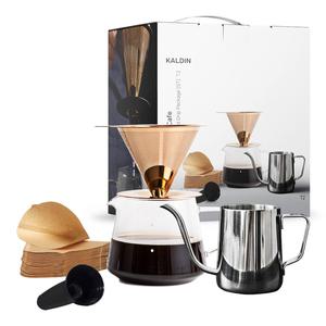 칼딘 홈카페 티타늄 코트 핸드드립 세트 실속 패키지 T2