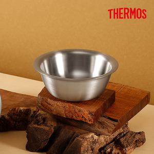 써모스 ROT-001K 트래블킹 테이블웨어 스텐 볼 보온보냉 그릇 캠핑 식기 14.5cm 진공단열
