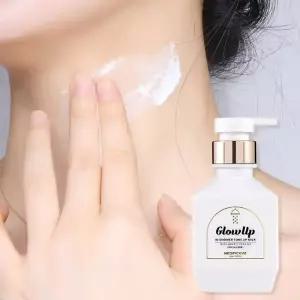 화이트태닝 [메디픽미] 글로우업 인샤워 착색 톤업밀크 크림 300g 미백기능성