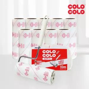 고로고로 초강력 돌돌이 테이프 클리너 본체 세트+리필 9개 (8m)