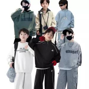 남아 주니어 초등학생 키즈 옷 의류 상하복 셋업 겨울 기모 맨투맨 후드티 상하복세트