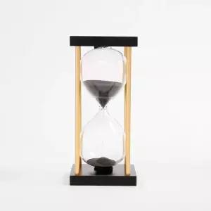 골드라인 우드 모래시계 15분 사우나타이머