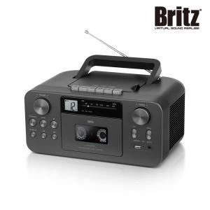 브리츠 휴대용 카세트 CD플레이어 라디오 블루투스스피커 BZ-LX50BT 어학용 카셋트 카세트테이프 AUX USB