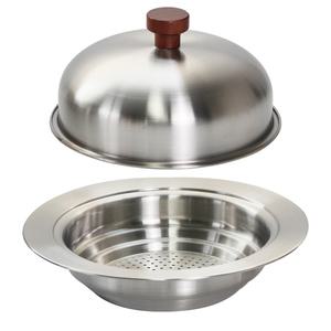 다용도 찜기 뚜껑세트 3단 돔 스티머 돔형 찜기 찜판
