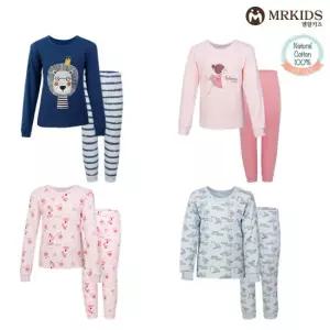 엠알키즈 국산 순면 아동내복 내의/남아/여아/어린이/긴팔