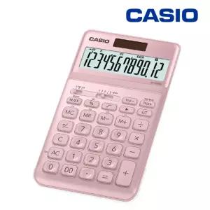 HJ 카시오 정품 일반계산기 사무용 탁상용 전자계산기 JW-200SC 핑크
