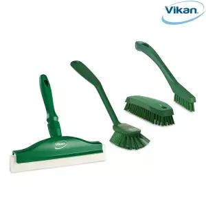 [바이칸] 주방 씽크대 욕실청소 실속 4종세트 B타입(고무리필스퀴지+다용도솔3종)