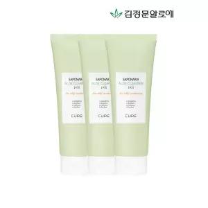 [하프클럽/김정문알로에]큐어 알로에 사포나리아 클렌져 1975 3개