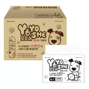 요요쉬 강아지 기저귀 여아, 4단계, 30매, 3개