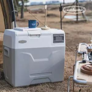 아이스투고 유무선 차량용 냉장고 캠핑냉장고 50L 화이트