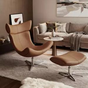 에피하임 1인용 리클라이너 독서 서재 수유의자 가죽쇼파 인테리어의자