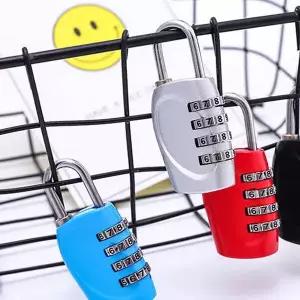 4단 컬러자물쇠 번호자물쇠 방탈출 미니 자물통 캐비넷키