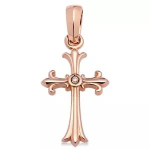 [비앤비골드] 14K/18K 고딕 십자가 여성 커플 펜던트 NPP34430