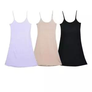 [오노마] ONM 쿨샵 부드럽운 인견 여성 롱 끈 탑 슬립 원피스 (S8414014)