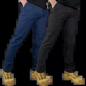 봄 가을 청 작업복 바지 KB 등산바지 빅사이즈 스판 등산복 남성 남자 노가다 용접 민방위 카고 조거