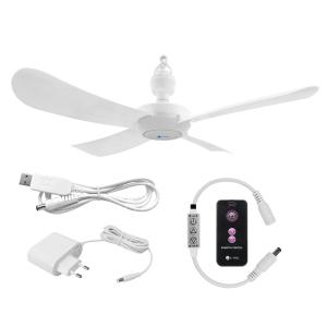 실링팬 캠핑 선풍기 천장 천정 가정용 타프팬 S-FAN 50 12V USB 케이블 어댑터 리모컨 세트