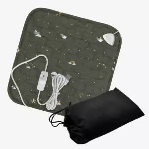 한일전기 양면 USB 전기방석 밤하늘고래(그레이) 1인용