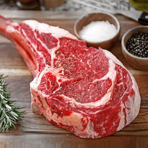 미국산 토마호크 스테이크 1400g 캠핑 주말요리 냉동 수입산 소고기 구이용 오리지날 뼈커팅