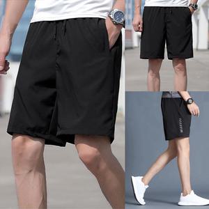 남녀공용 쿨링 5부 반바지 여름 빅사이즈 밴딩 운동 런닝 헬스 냉감 트레이닝 짧은 바지