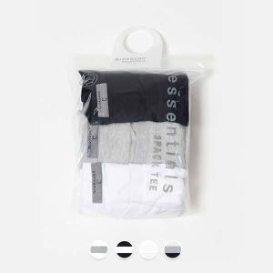 남여 공용 라운드 무지 면 반팔티셔츠 3팩 (교복) 243801