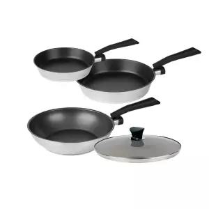 알텐바흐 디펜더스 인덕션 스테인레스 후라이팬 24팬+28팬+28웍+28커버 4종세트