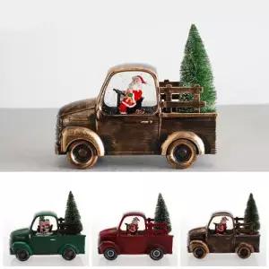 [텐바이텐][헤이스테이]크리스마스 트리를 싣고 가는 산타 자동차 워터볼 오르