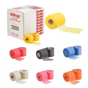 뮬러 엠랩 박스 48롤 7cmx27M 스펀지 테이프 언더랩 스포츠 테이핑 피부보호 신축성 미국 본사 공급 정품