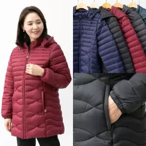 엄마옷 마미소 웰런 롱 패딩 잠바 점퍼 누빔 방한 겨울 할머니 빅사이즈 40 70 마담 중년 여성 옷