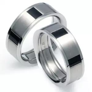 T-800 CO 티타늄 커플링 반지 이니셜무료 무료배송 맞춤제작 평생AS