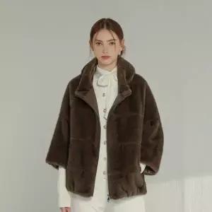 [리오벨]케이프 반후드 자켓