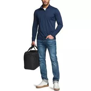 [테슬라][한정특가] 테슬라 남성 기모 쿼터 집업 티셔츠 TM-YKZ09