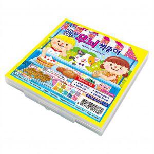 (신학기문구) 종이나라 6000 양면 색종이 (케이스) 무늬양면