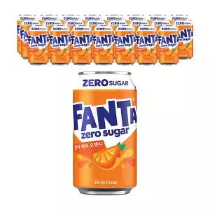 환타 오렌지제로, 350ml, 24개