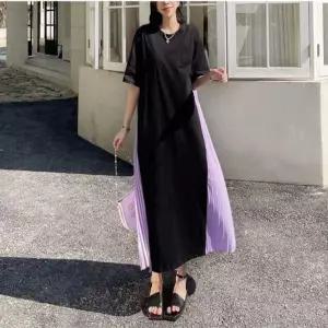 [오노마] ONM 롱원피스 라운드 원피스 메이비굿 미니원피스 플리츠 (S12077717)