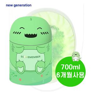 에코리멤버 자동 변기 세정제 그린 쟈스민향(700ml) 대용량 고체형 화장실 클리너 세제