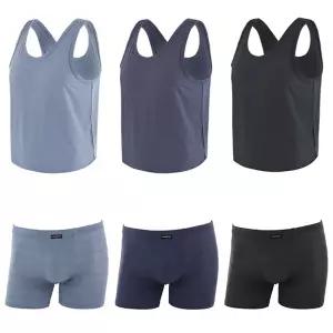 TRY소프트터치 인견런닝 드로즈 상하3세트 TMRSREDRRE2