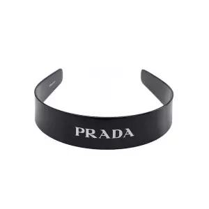 [중고명품] 블랙 로고 헤어밴드